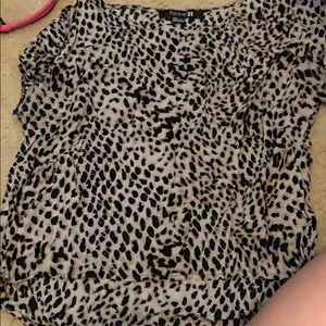 Cheetah print top